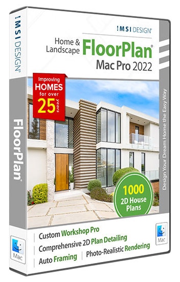 FloorPlan Home & Landscape Pro Mac 2022