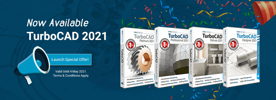 TurboCAD 2021 Launch Promotion