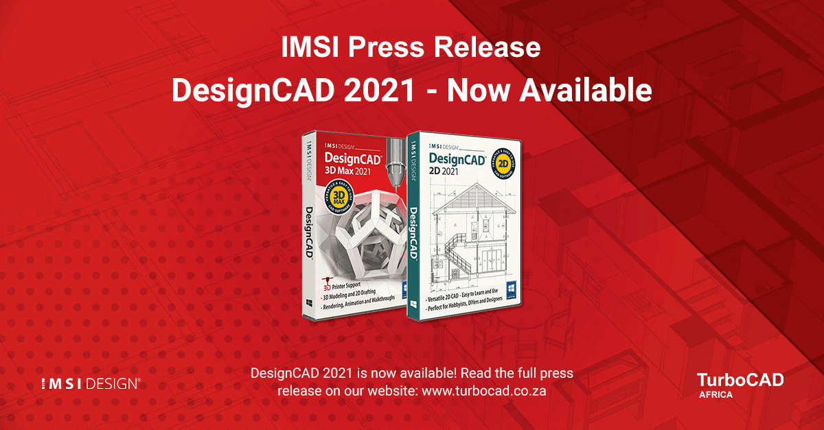 DesignCAD 2021 - IMSI Press Release