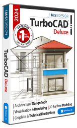 TurboCAD Deluxe 2024 - Essential 2D & 3D CAD Software