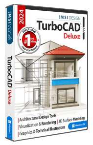 TurboCAD Deluxe 2024 - Essential 2D & 3D CAD Software