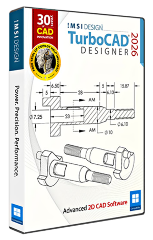 TurboCAD Designer 2026 - Boxart TurboCAD Designer 2026 - Boxart
